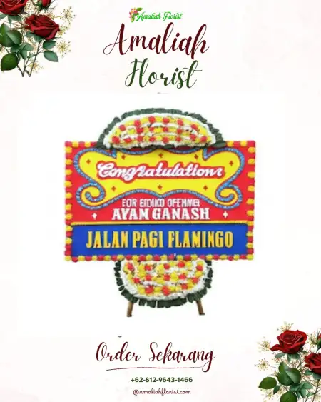 Sewa Papan Bunga Perbon